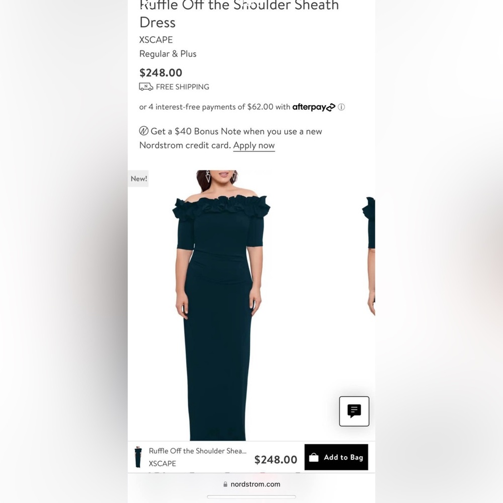 Xscape dress green
